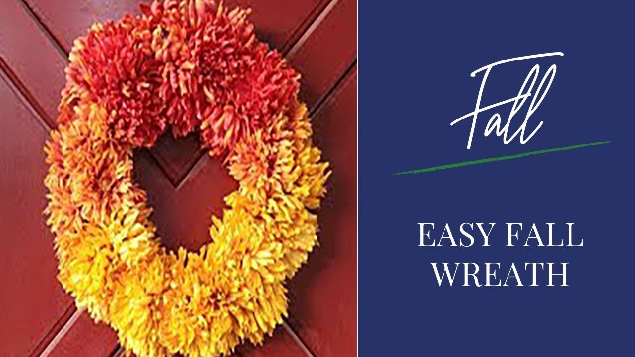 How To Make An Easy Fall Wreath