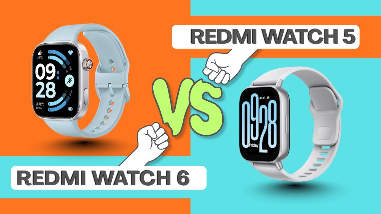 Redmi Watch 6 vs Watch 5 | The Ultimate Comparison!