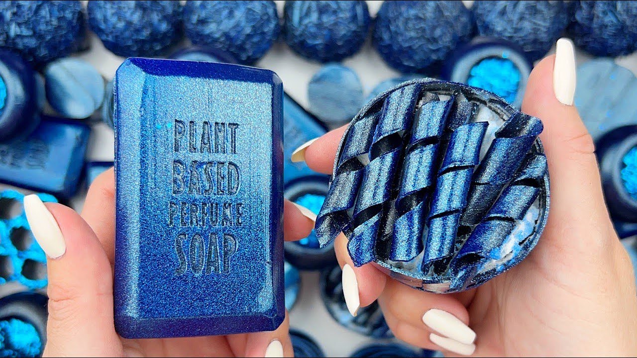 ASMR SOAP★Compilation set★Crushing soap★Cutting soap cubes★FOAM&GLITTER&STARCH★