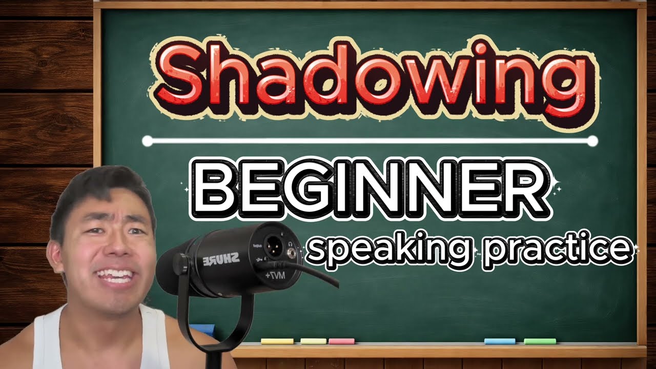 Shadowing Japanese Speaking Practice - for Beginners