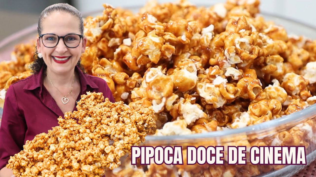 PIPOCA DOCE FÁCIL E RÁPIDA DE CINEMA! - Isamara Amâncio