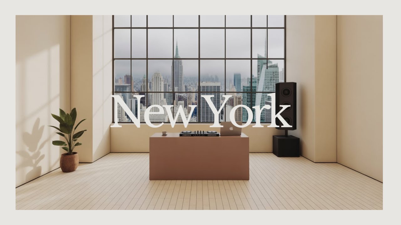 Focus | 1 Hour of Chill Deep House & Jazz Vibes • New York Café Music for Work, Study & Focus
