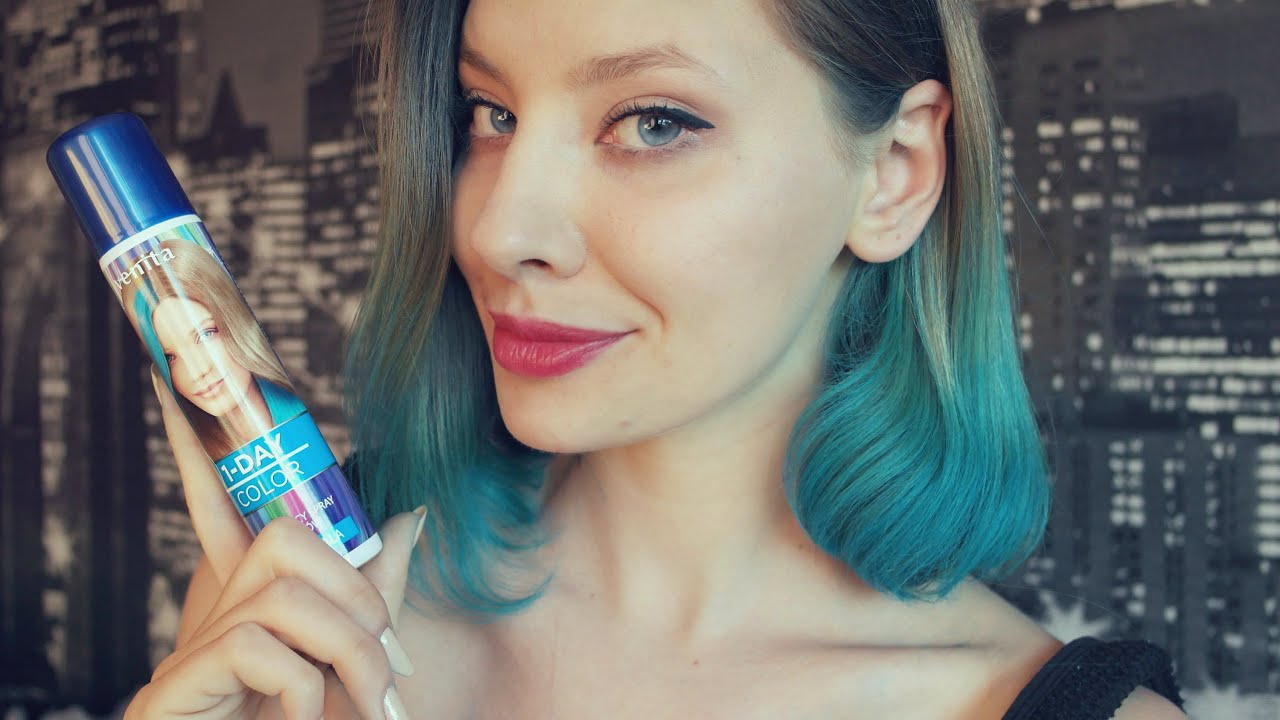 Kolorowe włosy w 3 minuty!- Venita Spray 1-Day Color