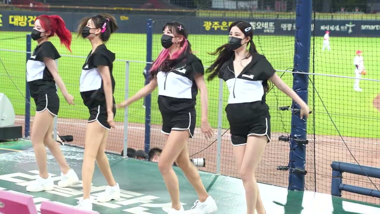 기아타이거즈 치어리더 공연 next level 210820 4k