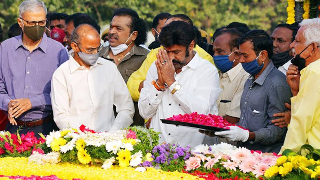 Nandamuri Balakrishna Exclusive Visuals @ NTR Ghat | NTR 25th Vardhanthi | TFPC