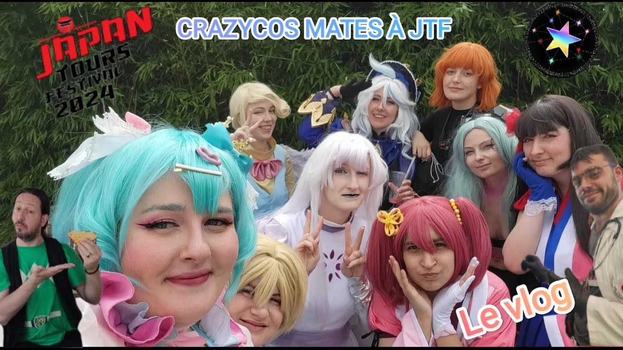 (Vlog) CrazyCos Mates met le feu sur scène à JTF !!