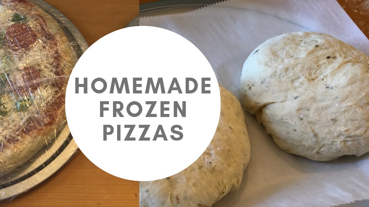 How to Make Homemade Frozen Pizza || Freezer Cooking