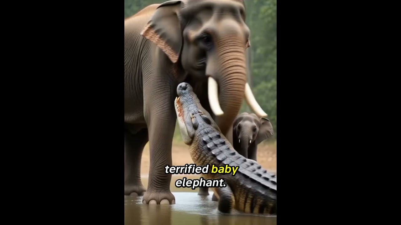 The Moment a Crocodile Grabbed an Elephant — What Happened Next Shocked the Jungle