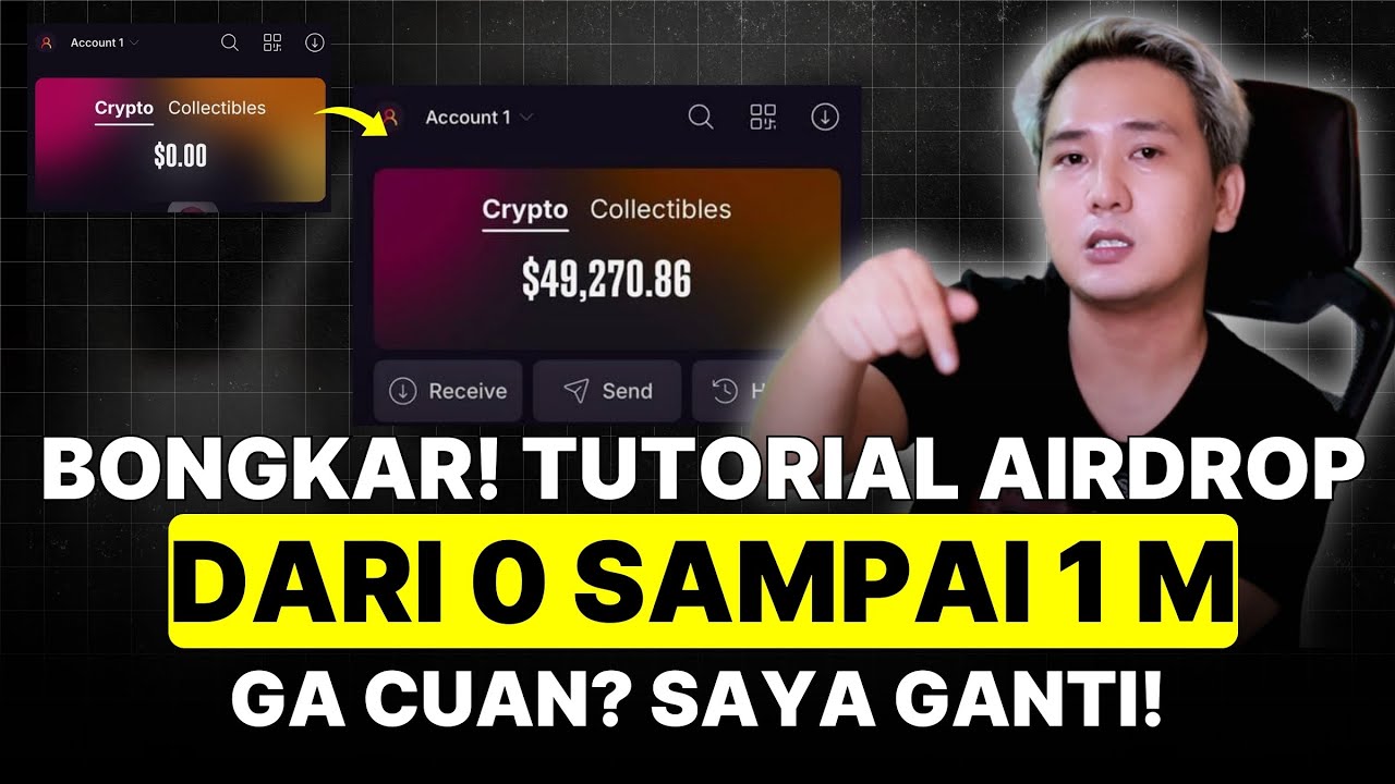 TUTORIAL BERBURU AIRDROP DARI 0-1MILYAR #UANG GRATIS DARI INTERNET
