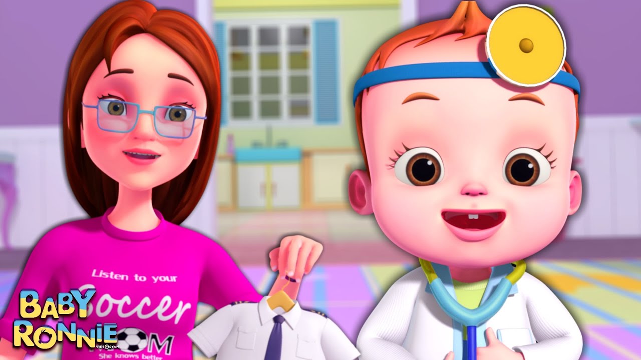 Nah Nah Ha Ha - Profession Song | Baby Ronnie Rhymes | Nursery Rhymes & Kids Songs | Learning Songs