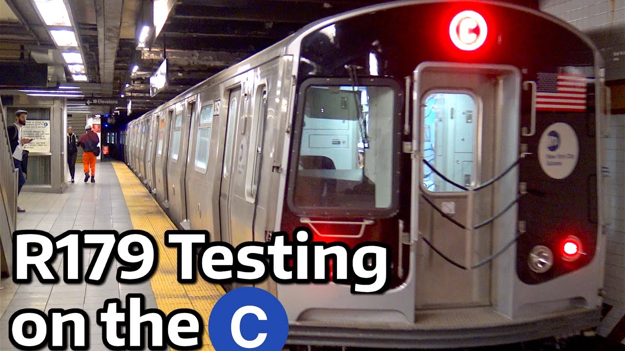 ⁴ᴷ New R179 Subway Cars Testing on the C Line