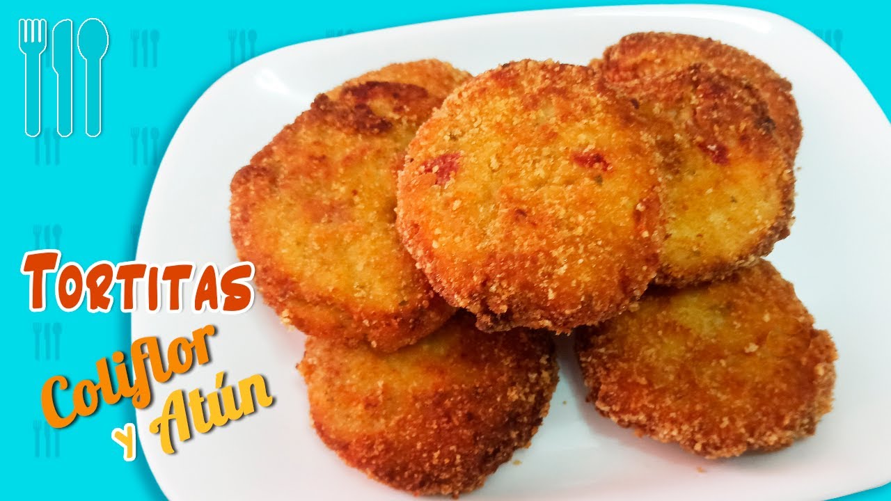 Tortitas de coliflor y atún 🍽️