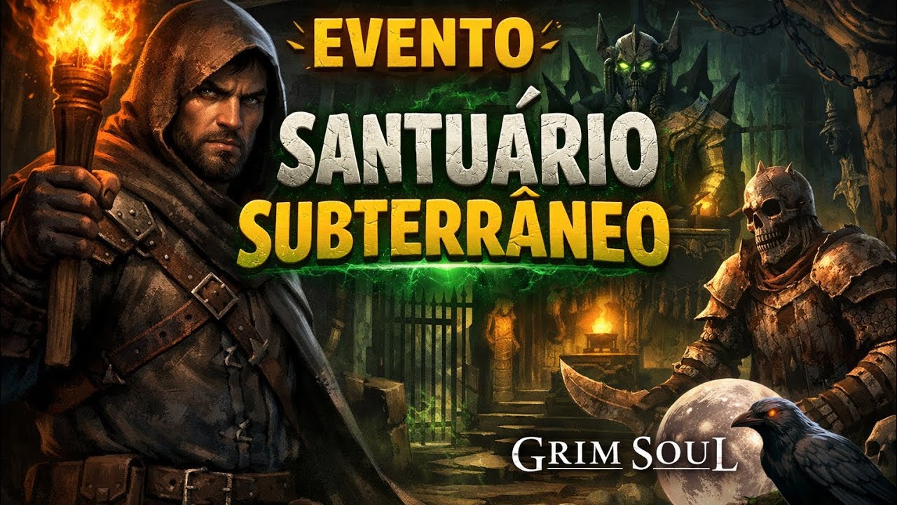 Grim Soul - Santuário subterrâneo da forma mais econômica possível. #grimsoul 