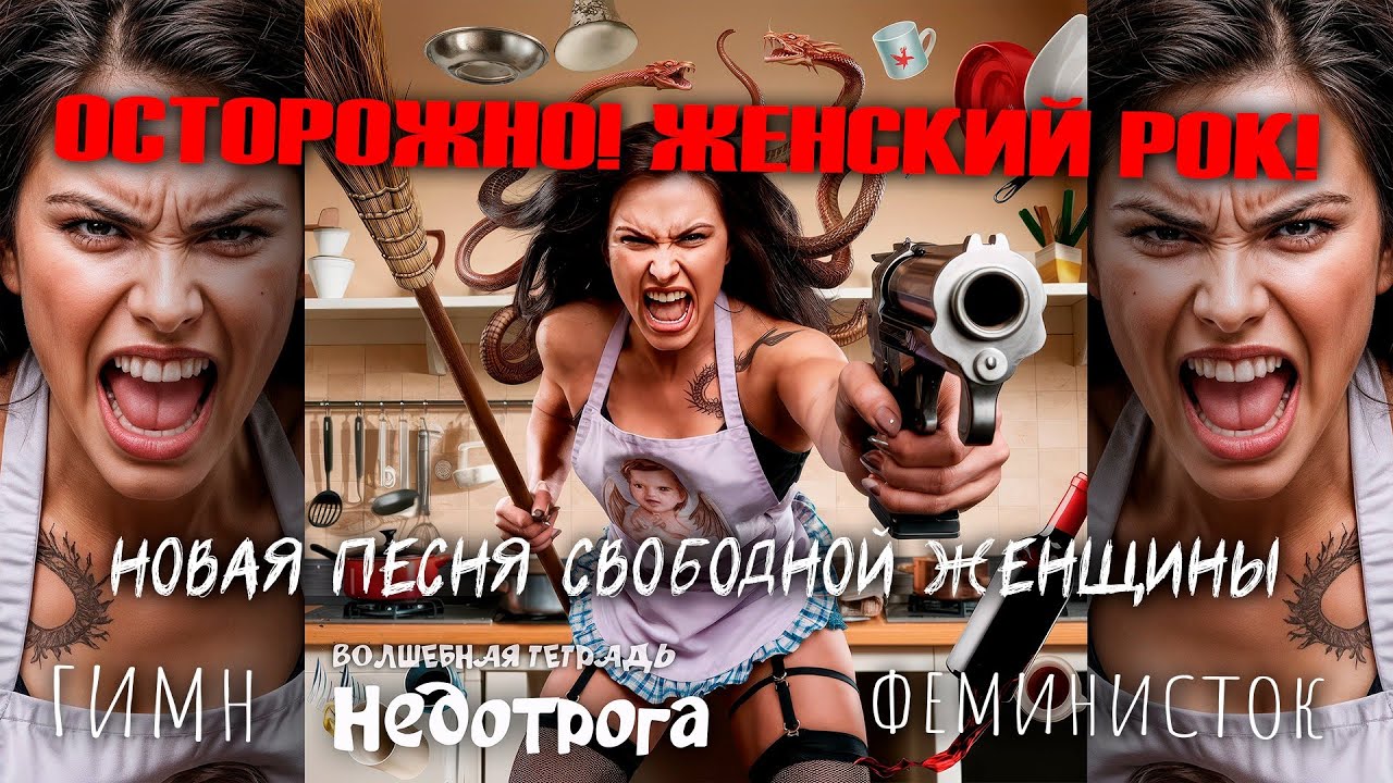 Волшебная тетрадь. "Недотрога". Новая песня свободной женщины. Гимн феминисток.  Женский рок.