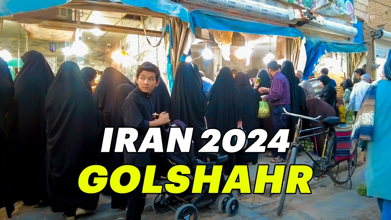 Golshahr Walking Tour -  Sholoogh Bazaar Mashhad Iran گلشهر مشهد