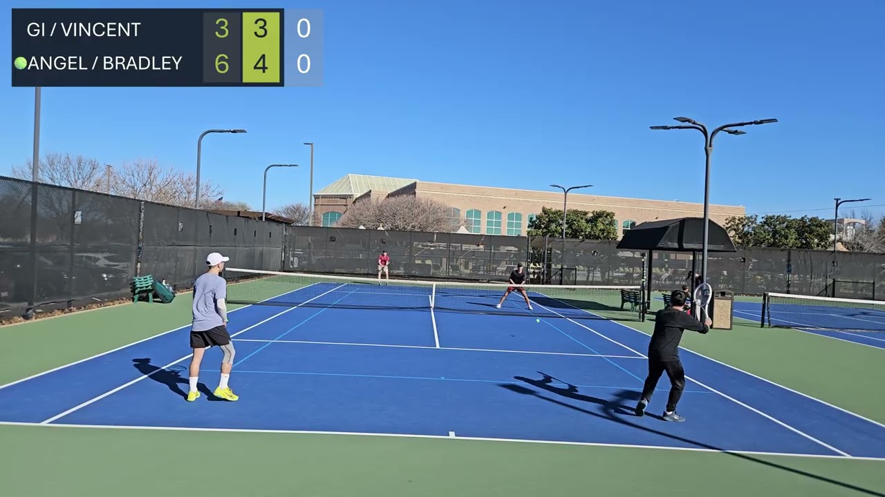 Tennis doubles at Plano Lifetime