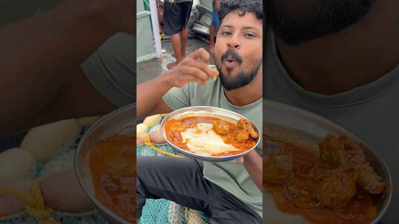YUMMY!!! King Fish Curry. #fishing #fishboat #seafood #fishingequipment #food #shortsviral