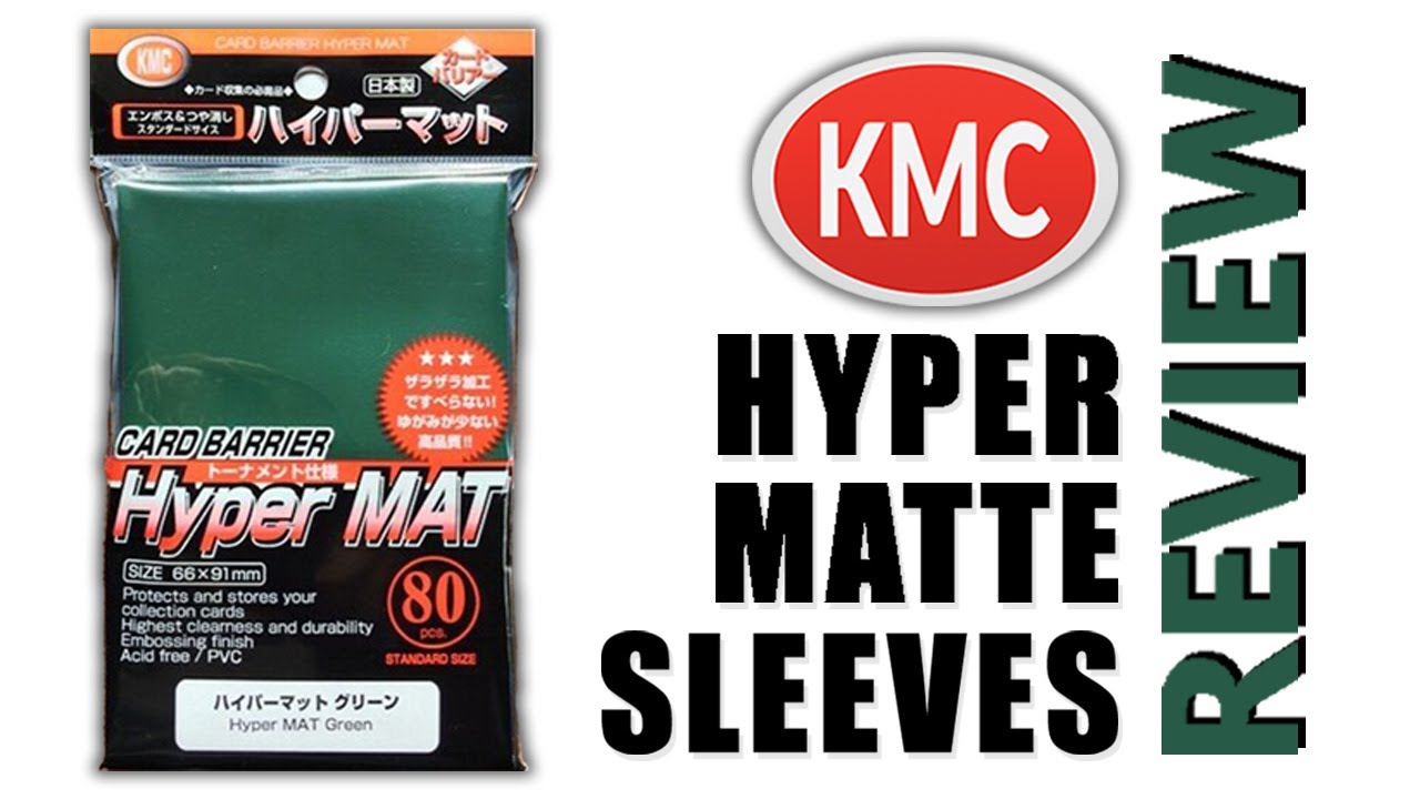 The Best Sleeves Series | KMC Hyper Matte Sleeves Review