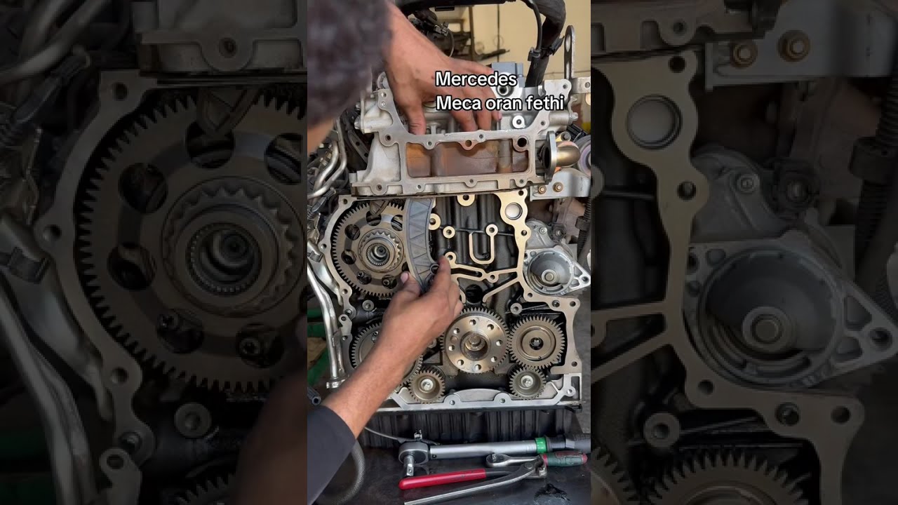 Changement chaîne distribution moteur OM651 Mercedes