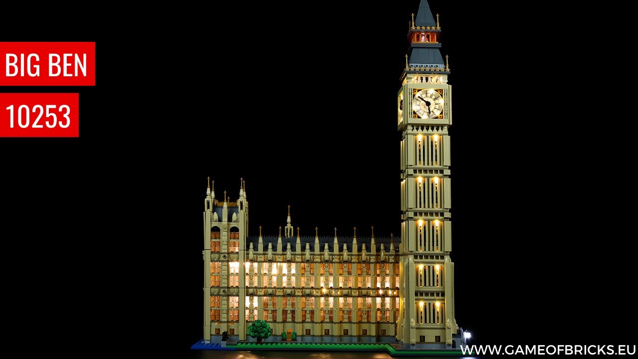 LED Light Kit for LEGO Big Ben 10253 Light Kit (Updated)