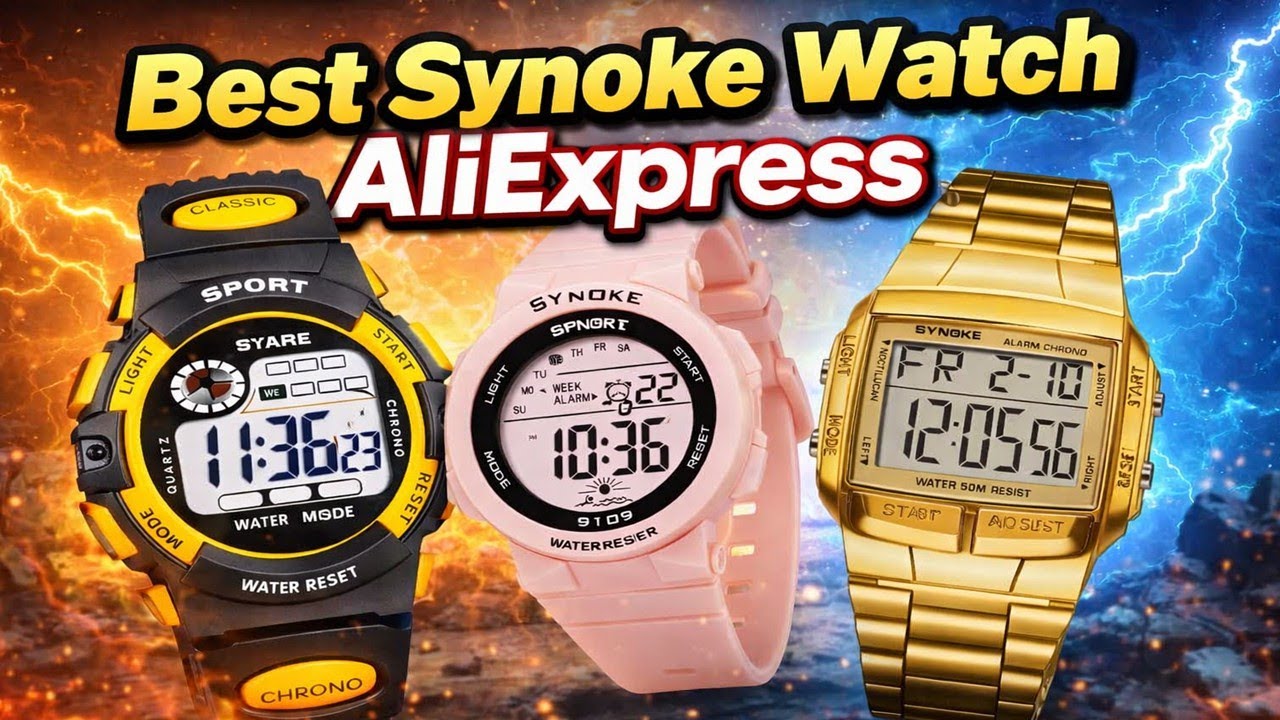 Топ-5 лучших часов Synoke в 2026 году | Лучшие бюджетные часы Synoke с AliExpress