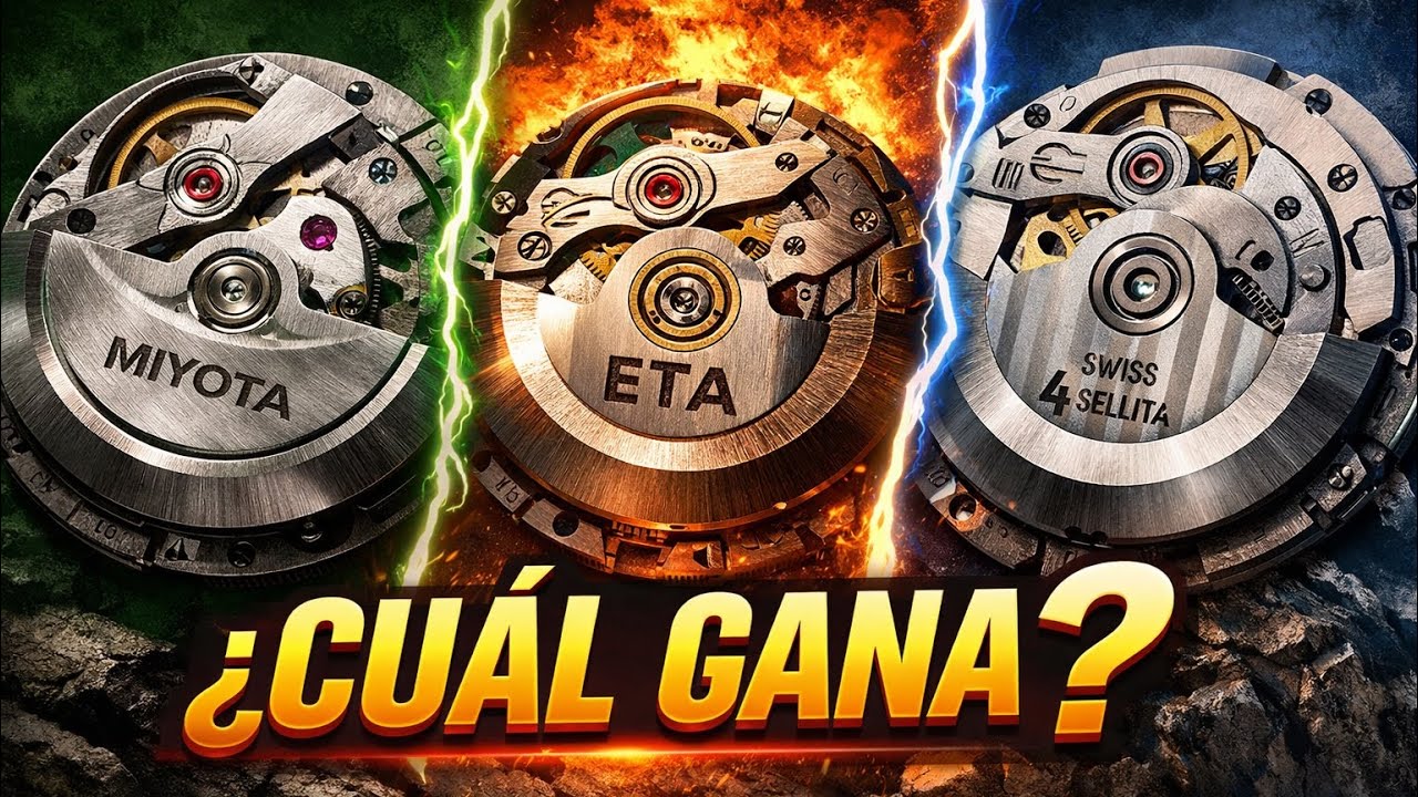 Miyota vs ETA vs Sellita: ¿cuál gana de verdad?