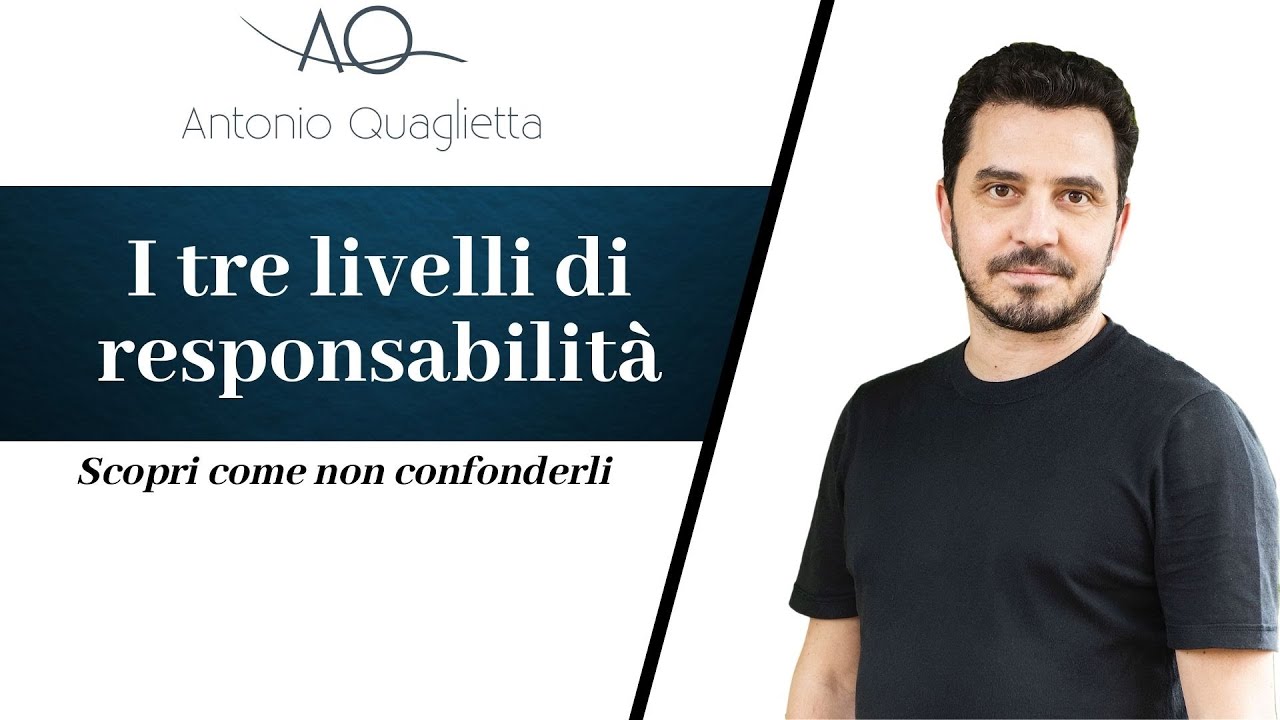 I 3 livelli della responsabilit&agrave;