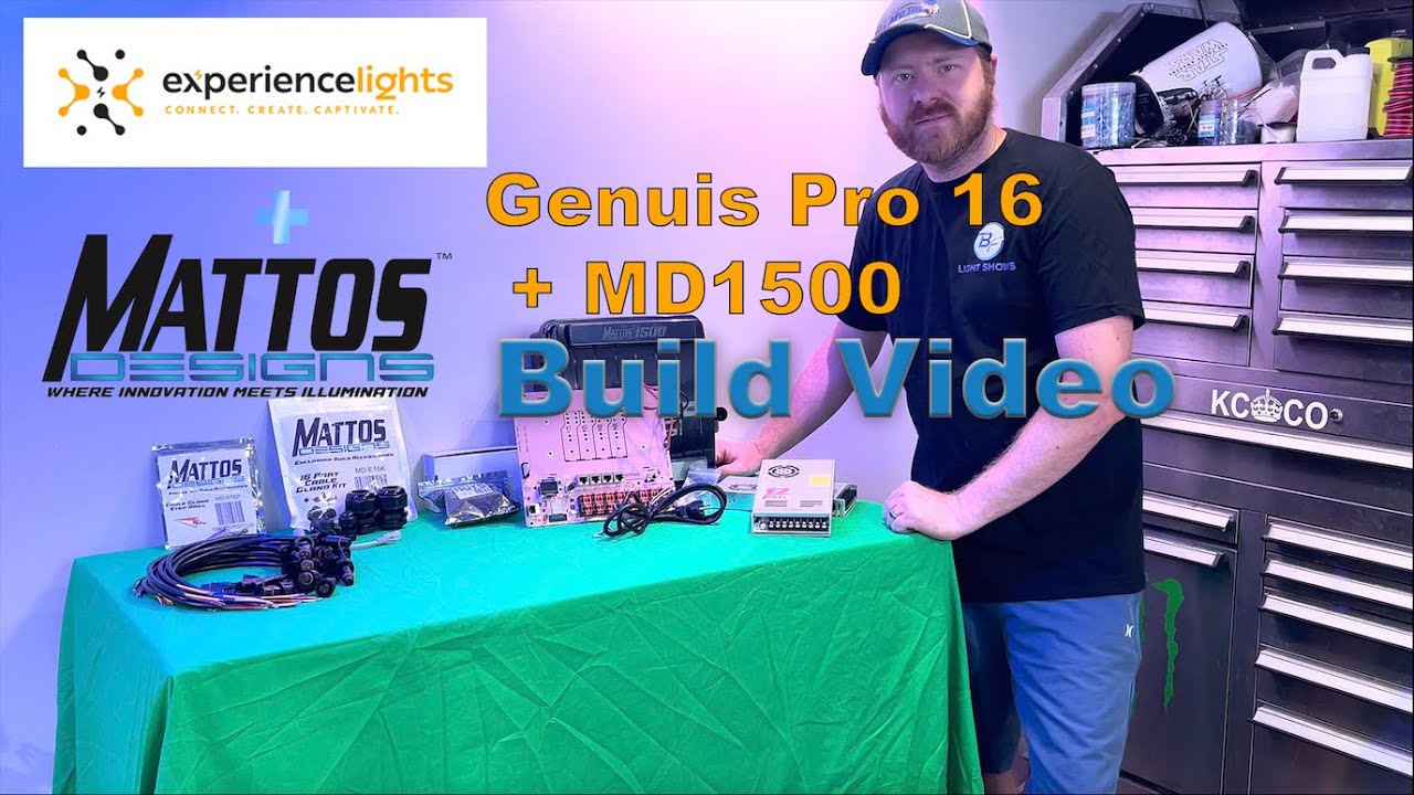 Genius Pro 16 in Mattos Designs MD1500 Build Video