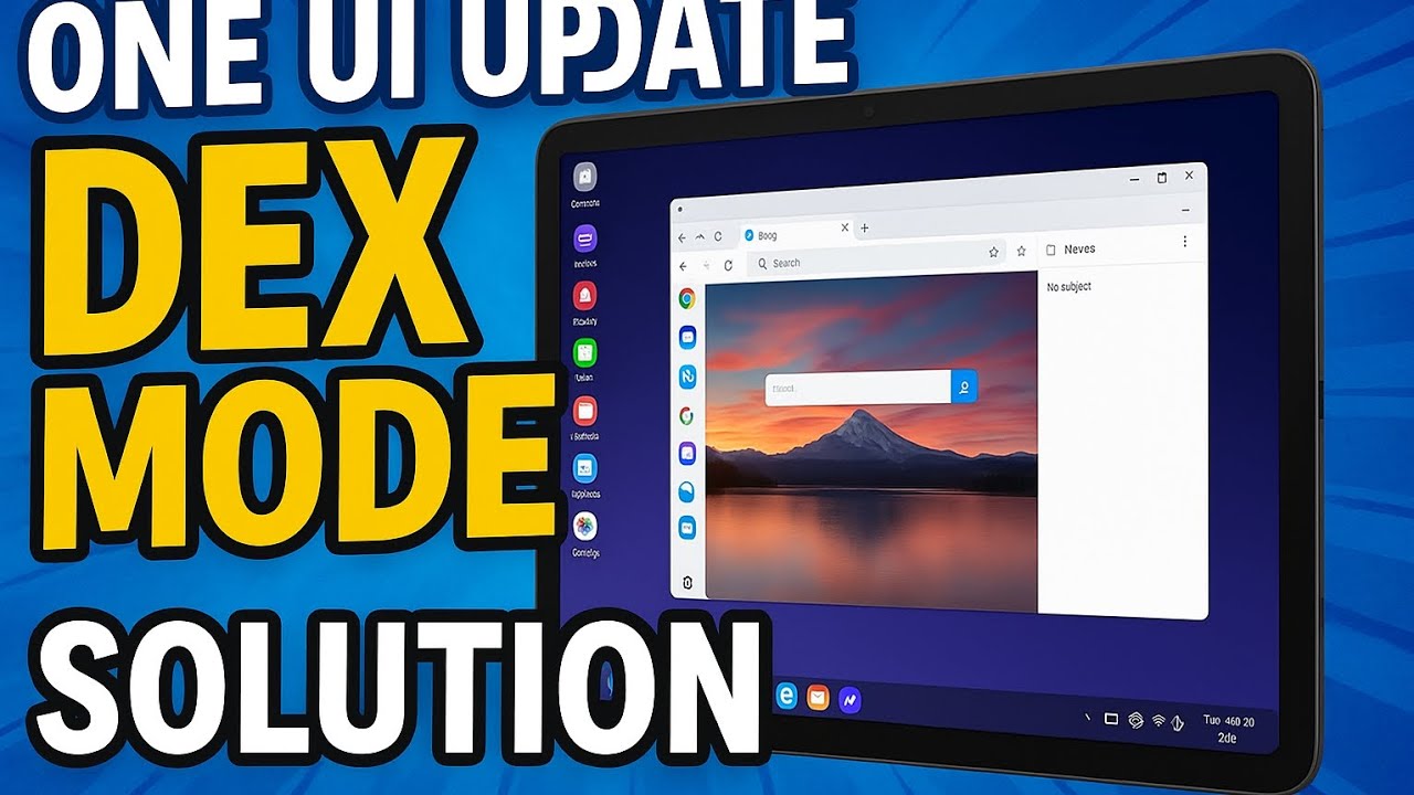 How to use Classical Dex mode in Samsung tablet after one ui 8 update (for students)
