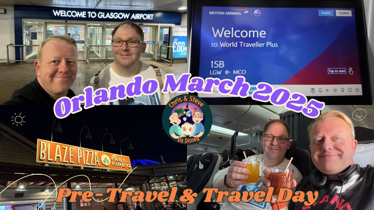 Orlando March 2025 Vlog | Travel Day | LGW to MCO | BA Premium Economy | Avanti Palms | Blaze Pizza