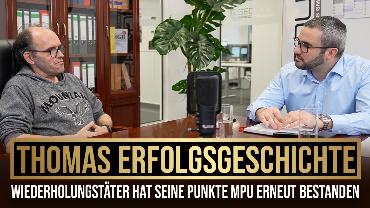 Erst NACH der dritten PUNKTE MPU bestanden | MPU Vorbereitung | Erfolgsinterview mit Thomas 2024