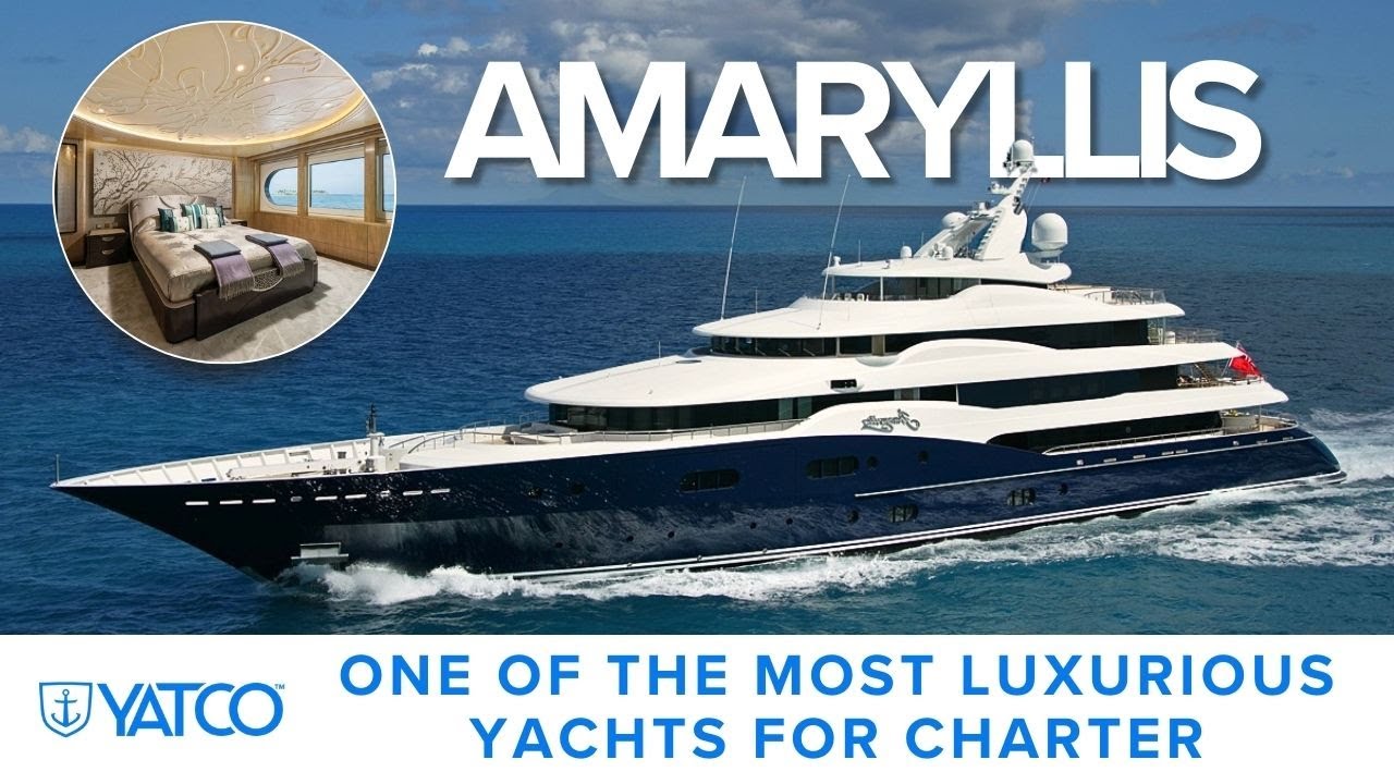 Explore the Luxurious AMARYLLIS Superyacht | Luxury Charter Yacht Tour | Monaco Yacht Show 2024