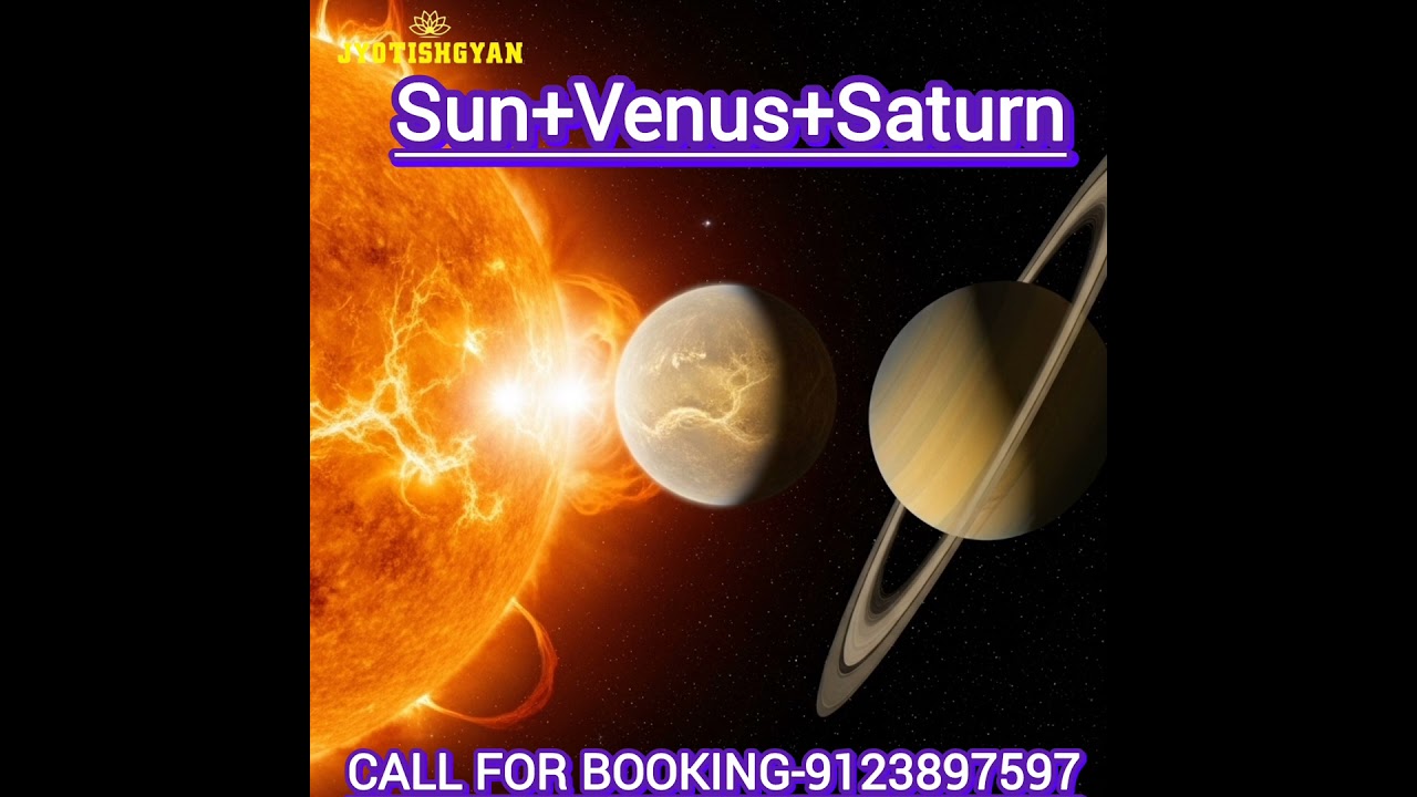 Sun Venus Saturn Conjunction| 