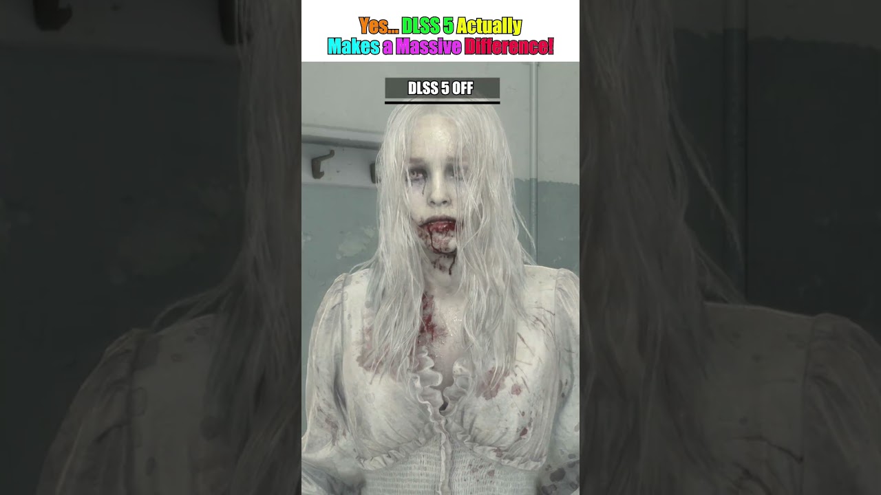 Yes... DLSS 5 Actually Makes a Massive Difference! #ResidentEvilRequiem #ResidentEvil9 #RE9