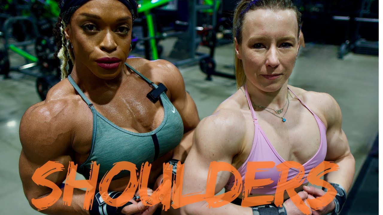 Shoulder Workout Until Failure | Female Powerlifter x Bodybuilder Gym Collab