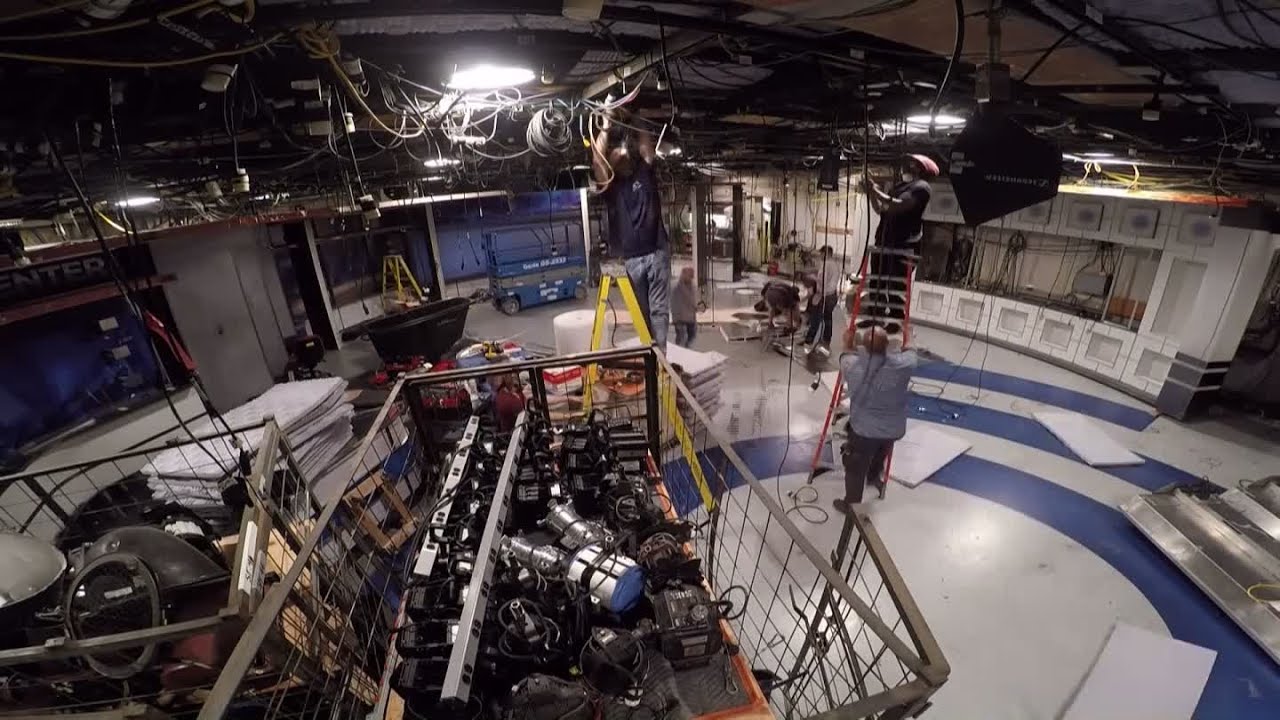 Timelapse Shows Teardown And Construction Of New CBS2 Set
