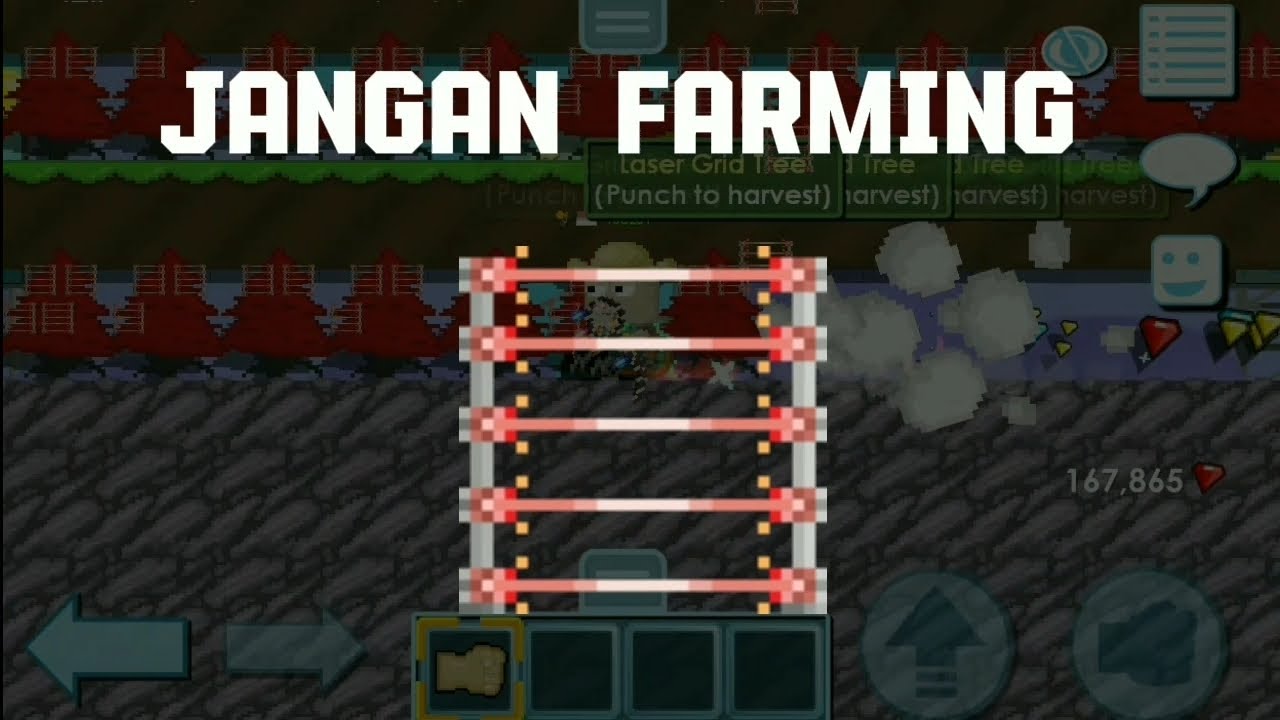 Update Profit dari 1 farm Laser Grid Growtopia