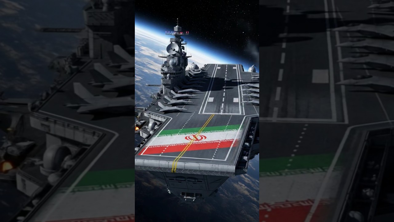 Iran&rsquo;s Futuristic Space Aircraft Carrier #Iran #SpaceCarrier #FuturisticMilitary #SciFi #spacebase