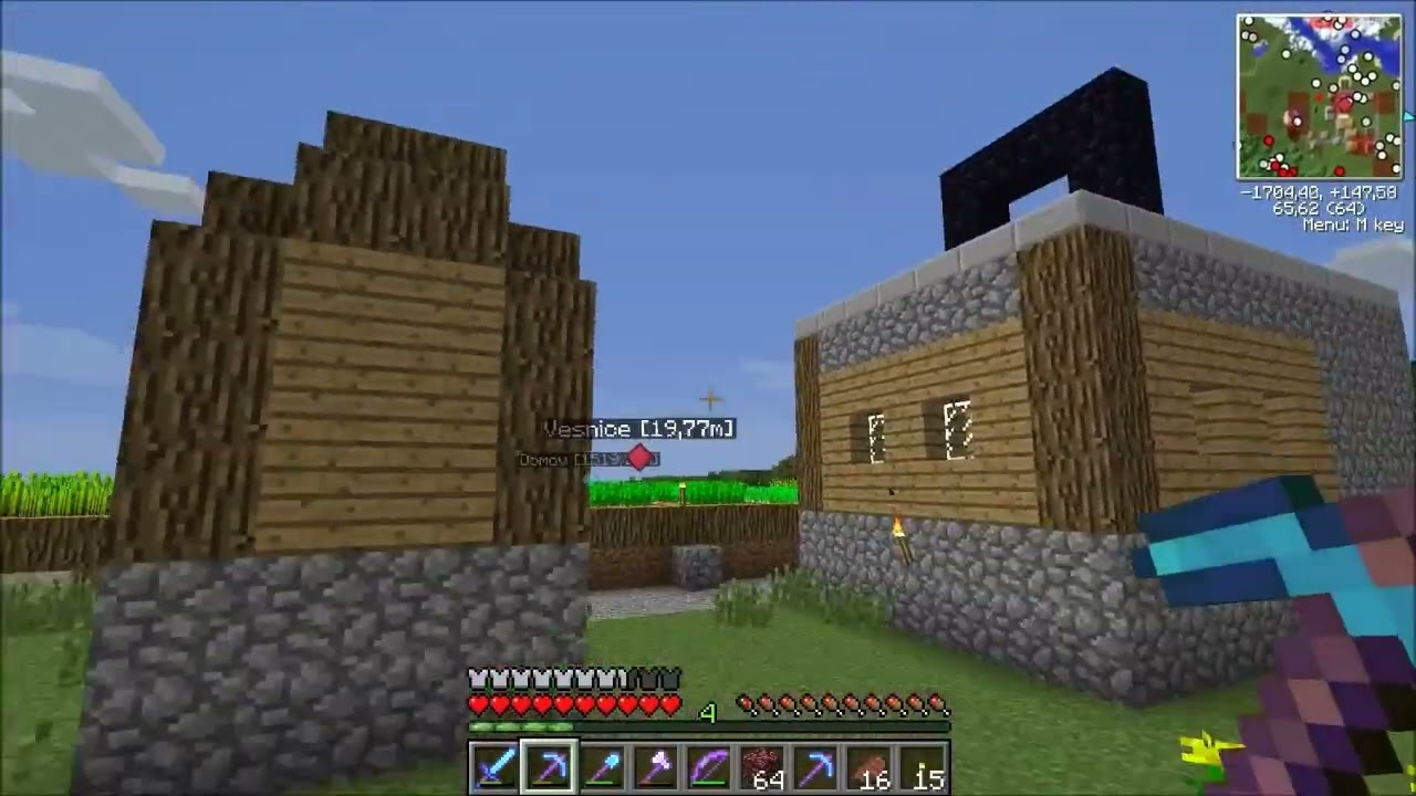 Minecraft pro začátečníky (37. díl) Pán diamantových motyk