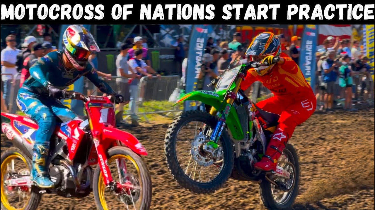 1st Bikes On Track at the 2025 Motocross of Nations! Friday Start Practice at Ironman Raceway