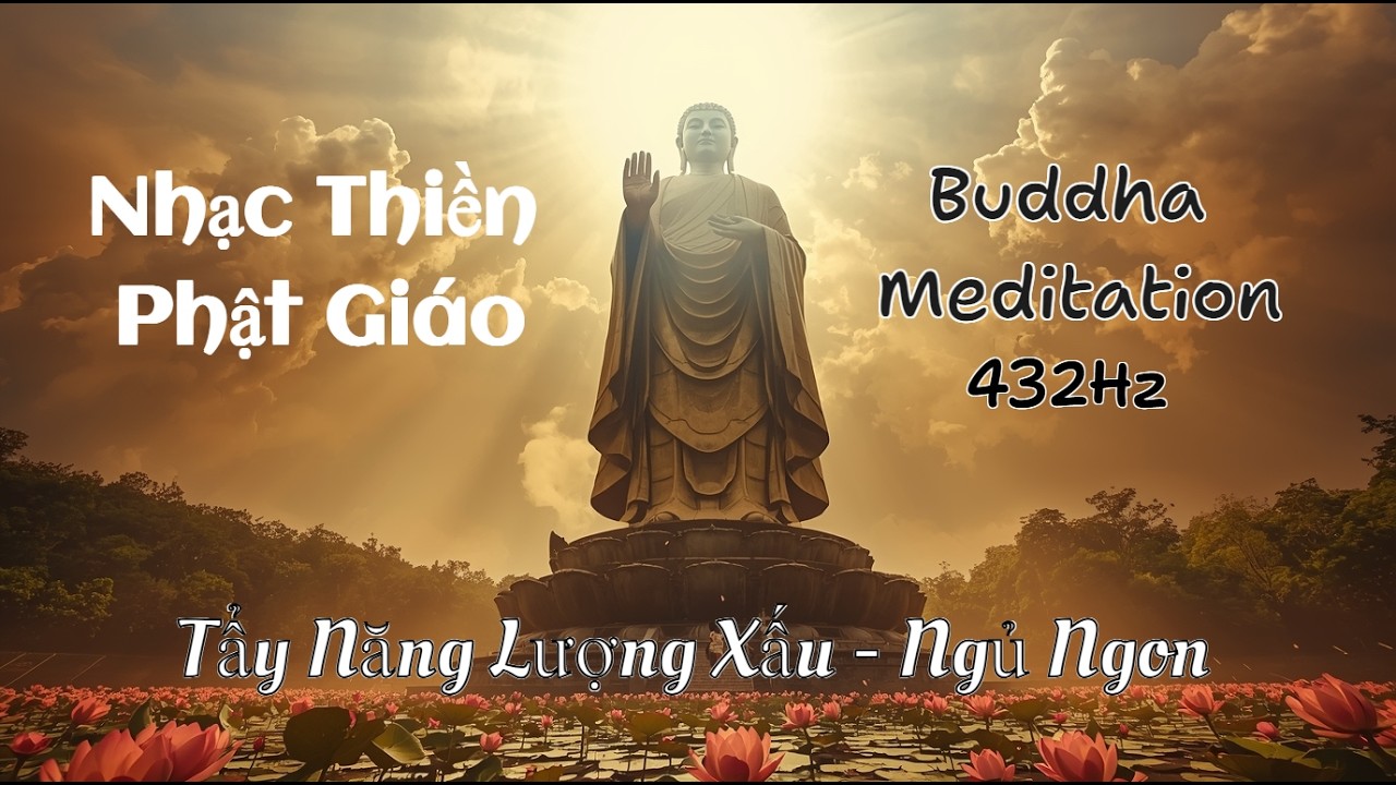 Nhạc Phật (432Hz) Tẩy Năng Lượng Xấu, Giúp Ngủ Ngon, Hạnh Phúc