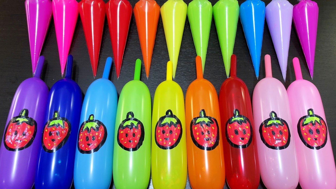 MAKING SLIME WITH PIPING BAG VS BALLOON ! SATISFYING VIDEOS #6982