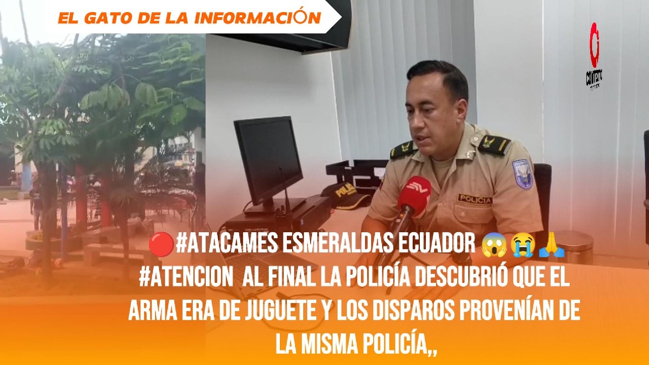 Mayor Edison Cadena jefe del Distrito Atacames, referente a los hechos suscitados en  Atacaes