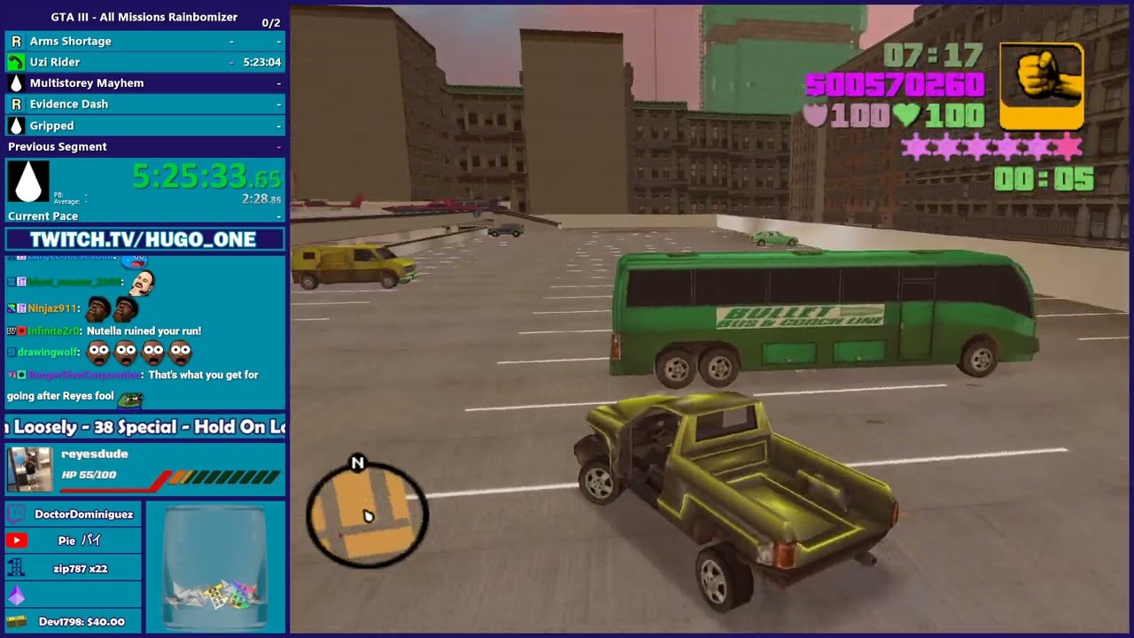 GTA III Rainbomizer Speedrun Part 3 - Hugo_One Twitch Stream - 3/19/2024