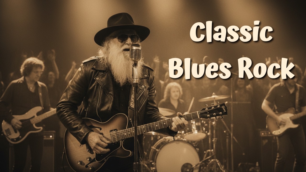 Eric Clapton, Jimi Hendrix, ZZ Top, Muddy Waters, BB King – Powerful Guitar Riffs & Soulful Vocals
