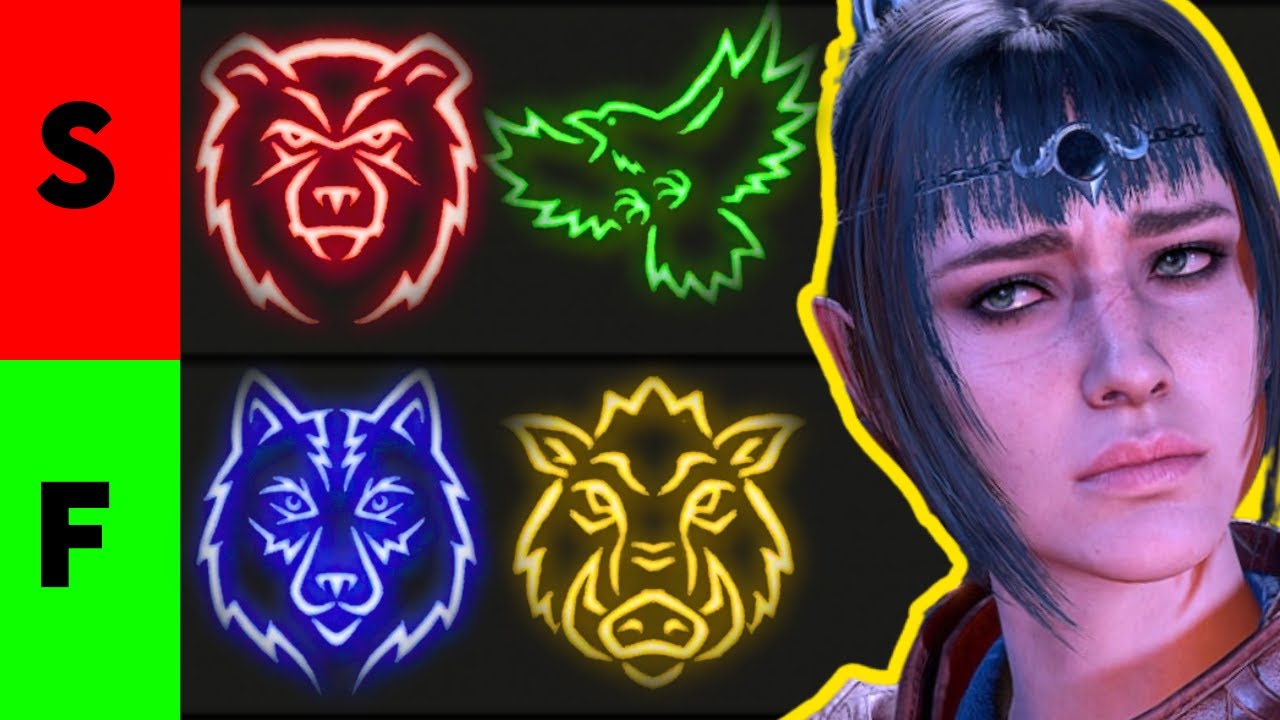 Baldur's Gate 3 BEST BEAST-MASTER Companions Tier List