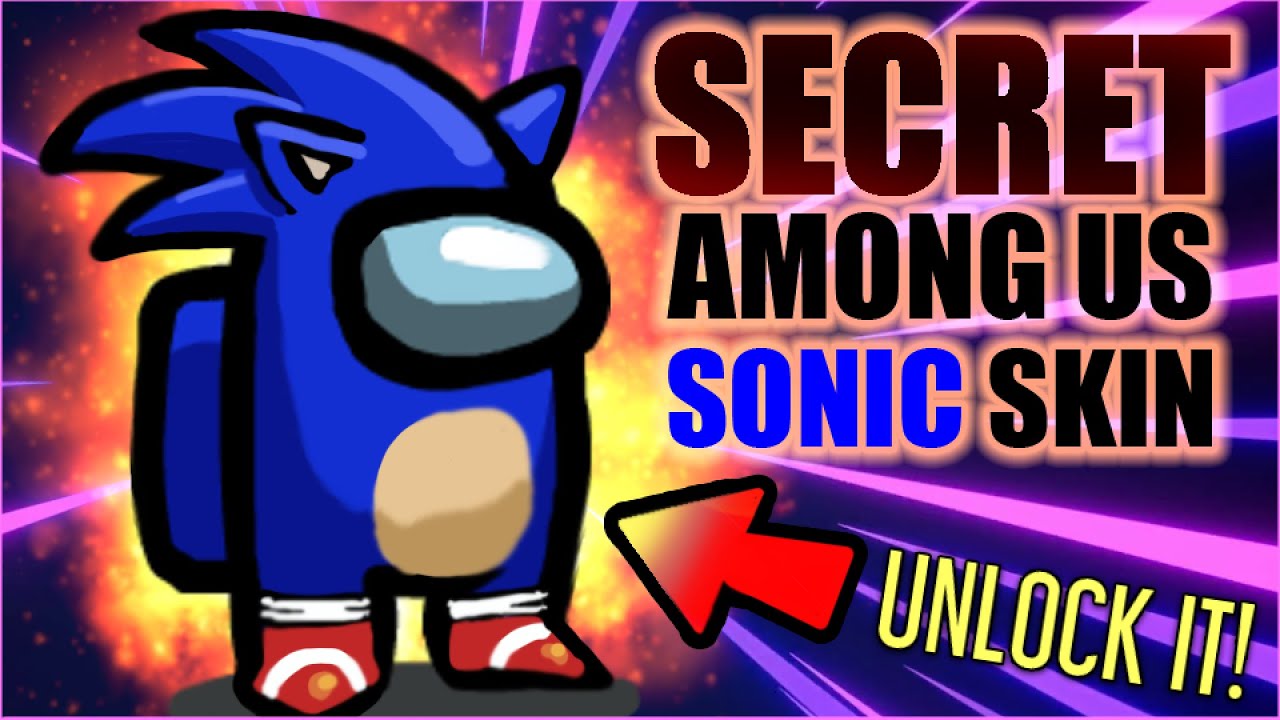 How to unlock the secret Sonic skin in Among Us (Tutorial)