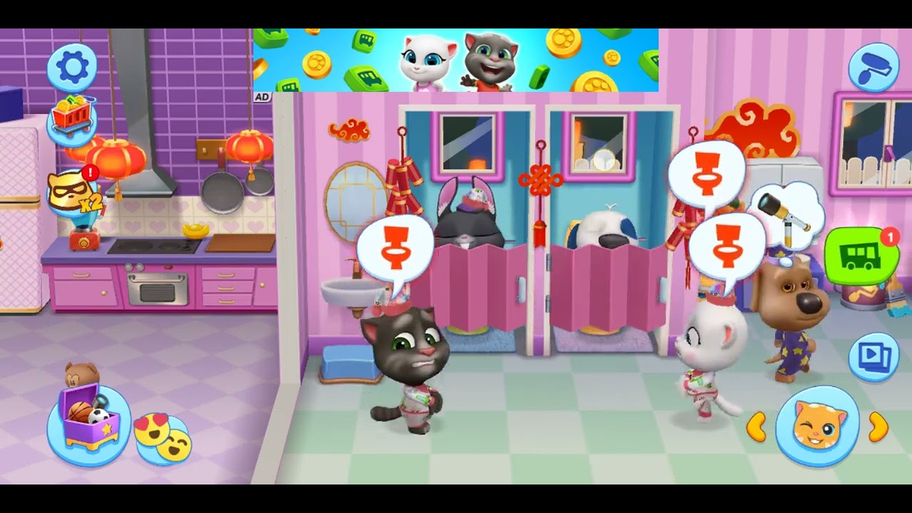 my talking tom friends part 13 // gameplay android
