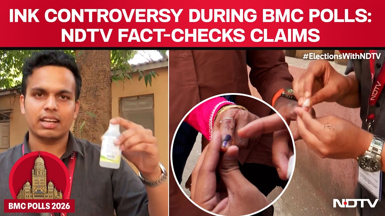 Ink Controversy During BMC Polls: NDTV Fact-Checks Claims