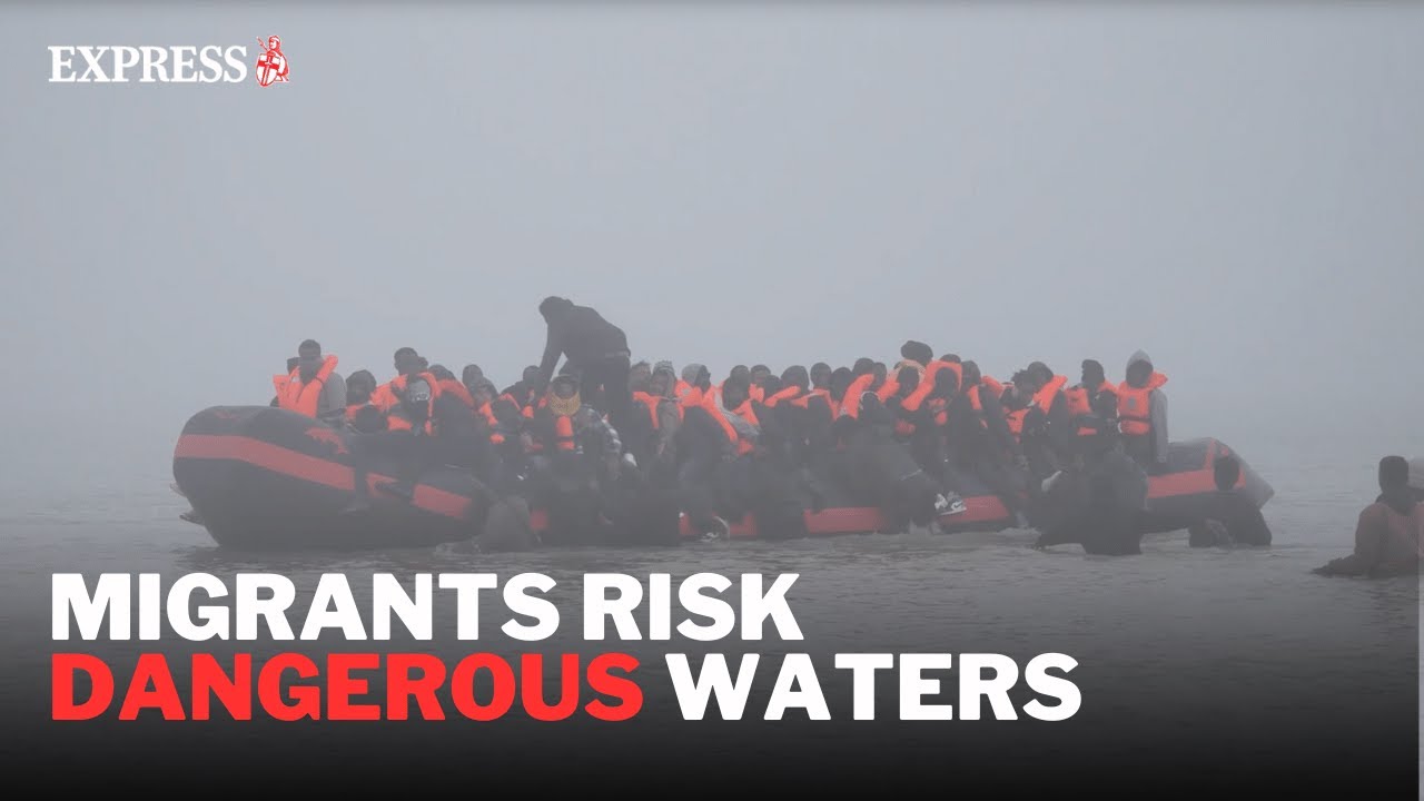 Migrants risk TREACHEROUS channel crossing day after 94 rescued